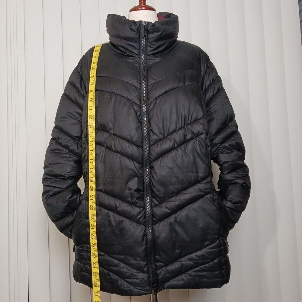 Sam Edelman Puffer Jacket Womens Size 3XL Quilted Insulated Coat Black FLAW - Picture 8 of 16